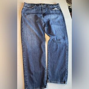 Lucky Brand 329 Classic Straight Men’s Blue Jeans – Size 42x32